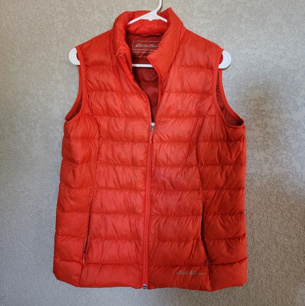Eddie Bauer Jacket Vest Size Large Puffer